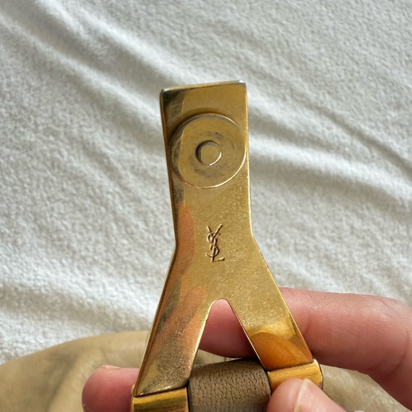 Yves Saint Laurent Tan Leather Men's Bag - Picture 8 of 8